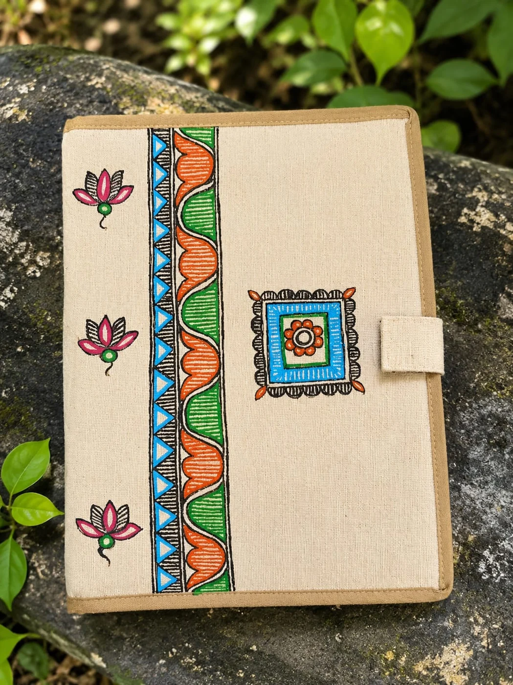Hand-Painted Document Folder